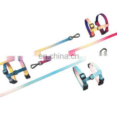 new fashion cat harness and leash set graceful and colorful set for cats smooth and comfortable touch harness,leash