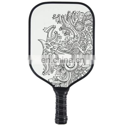 Outdoor Carbon Fiber and Composite Face with PP core Pickleball Paddle Set