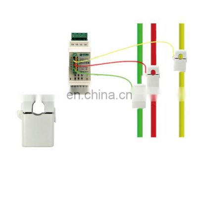 Din Rail Three Phase Smart Electronic Energy Meter CT Type