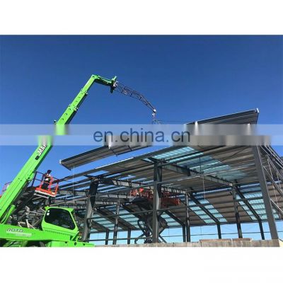 prefabricated construction building light steel structure warehouse/garage best price