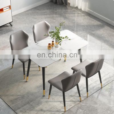home furniture modern luxury 6 seater designs marble top dining room tables scandinavian marble dining table