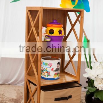 2015 hot bamboo wooden flower shelf rack