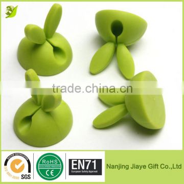 Cute Design Silicone Cable Clip Cable Organizer for Promotion