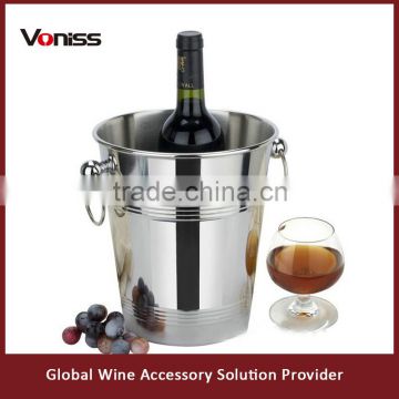 stainless steel ice bucket 5L belvedere vodka bottle metal ice bucket Stainless Steel wine and Champagne Bucket ice Container                        
                                                Quality Choice
