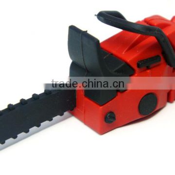 OEM ODM pvc silicon material chain saw usb pen drive