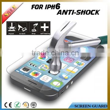 Printable anti shock anti scratch clear screen protector for iphone 6 plus 5.5inch