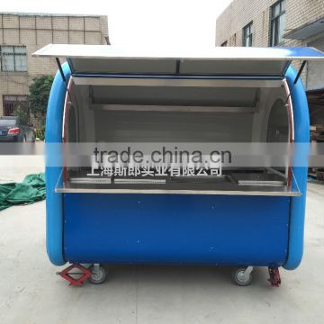 SHANGHAI SILANG blue food cart beach food truck hot dog cart