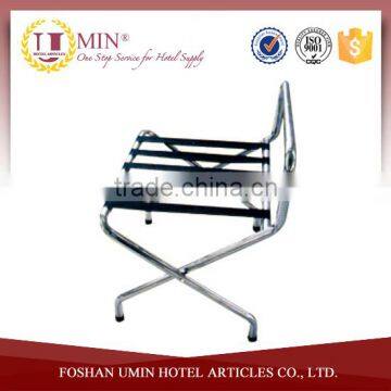 Stainless Steel High Back Hotel Folding Luggage Stand