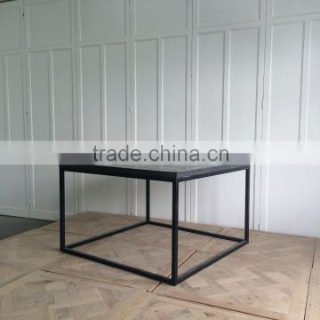 industrial metal simple kitchen room dining table