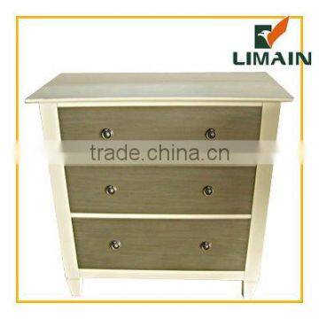 silver leaf wooden cabinet