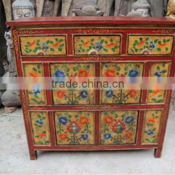 Chinese antique reproduction furniture-Tibetan cabinet