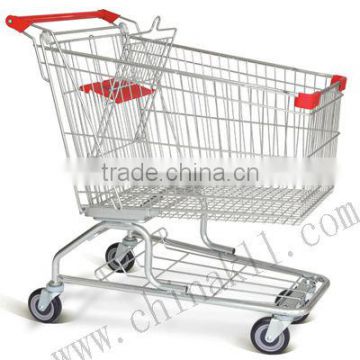 180Liters American style shopping cart/shopping trolley