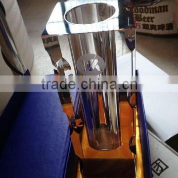 High quality crystal flower vase for home decoration decoration CV-1050