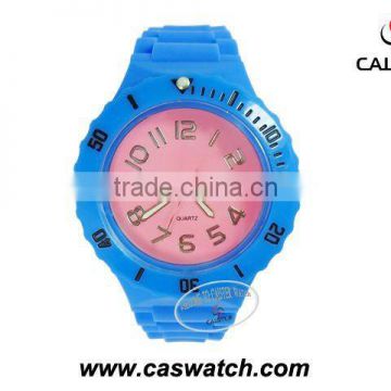 Changeable plastic watch movable bezel