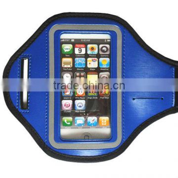 Wholesale custom sport armbag for running /comfortable sport gym armband with reflective border/arm bag