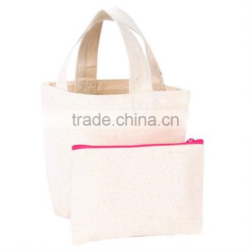 2013 hot sale blank canvas bag with tote handle