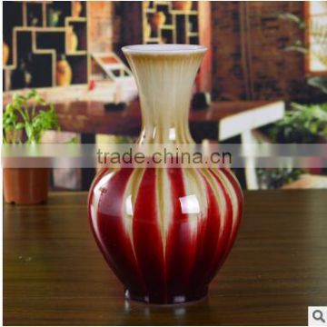 Lang red glaze Jingdezhen ceramic vases from China factory