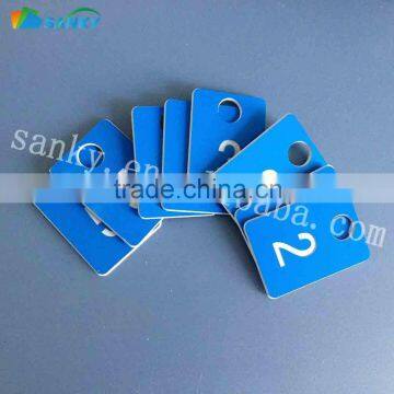 High Quality Plastic Cabinet Tags sample free