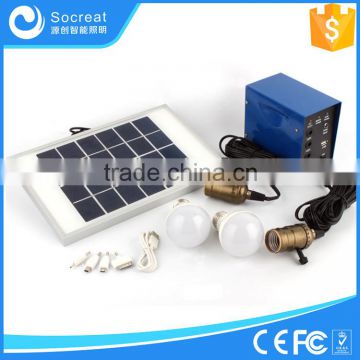 Solar lighting kit solar lighting system for home lighting with mobile phone and pad charger for the Middle East , Africa