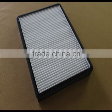 CHINA WENZHOU MANUFACTURE SUPPLY WHITE FABRICS PLASTIC CABIN AIR FILTER CU 2622