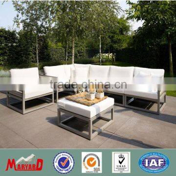 Interpon powder coated aluminum patio sets