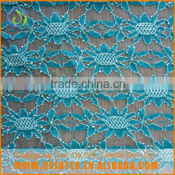Trade assured latest design turquoise french lace