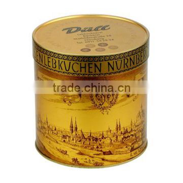 Food grade round tin can round tin box supplier