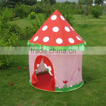 Funny princess castle tent pink pop up tent