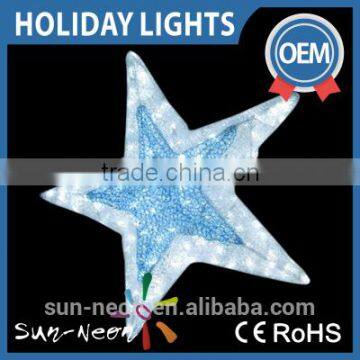 Christmas Tree Decoration Holiday Motif Light 3d Star Motif Led Lighting