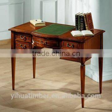 2015 hot sale classic luxury design wooden study table studyroom table