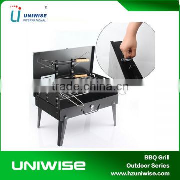 Foldable Portable Charcoal BBQ Grill With Tools