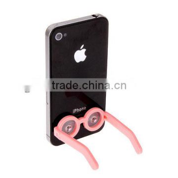 Glass shape phone stand/silicon phone holder/decorative cell phone holder CJ019