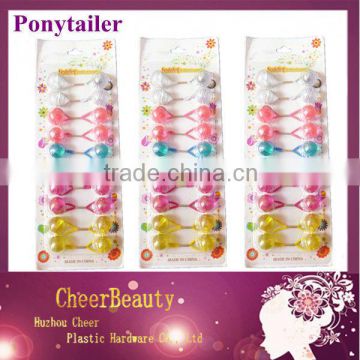 Ponytail rubber bands PT026/girls ponytail holders/rubber bands hair