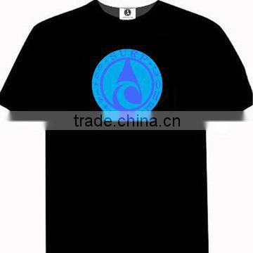 Sound Activated LED TShirt with 4pcs AAA battery inverter