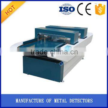 Metal needle detector for carpet manufacturing