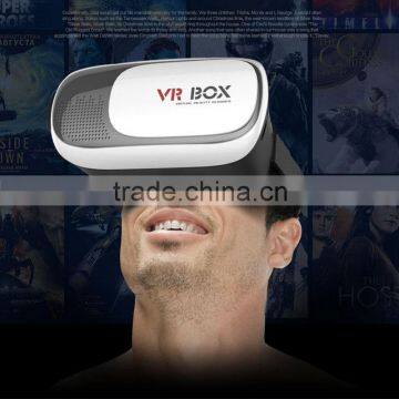 2016 3D Video Glasses VR Box Virtual Reality Headset for Smart Phone 4-6'' and free hot Movies Games