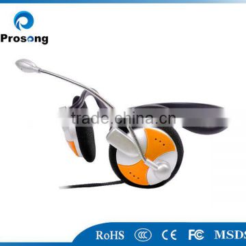 Shenzhen fashionable neckband computer microphone headset PS-K017MV