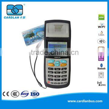 Portable Prepaid IC Card POS Device with SIM Card slot and Thermal Printer