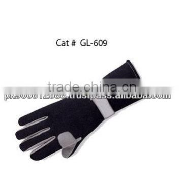 White And Black Karting Gloves