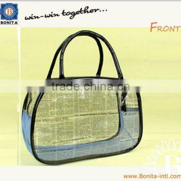 Clear PVC shopping tote bag, handbag, cosmetic bag
