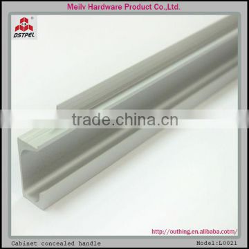 long kitchen cabinet aluminum extrusion profile edge handle