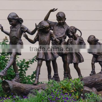 garden decoration bronze foundry life size bronze children sculpture