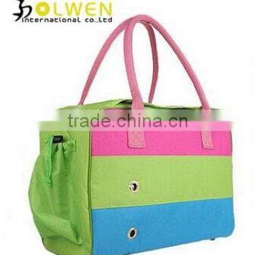 Mix colors cats carrier handbag for lady