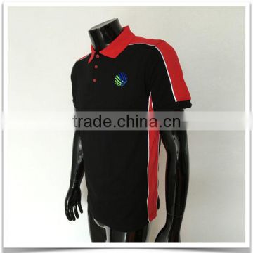 mens polo shirt with reflective piping