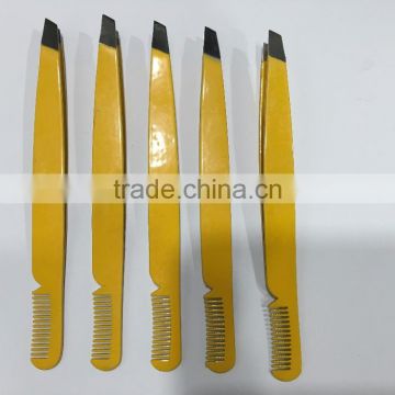 Yellow Comb Tweezers