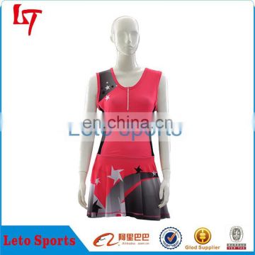 Hot young sexy girls sublimation printing sleeveless cheerleading bodysuit