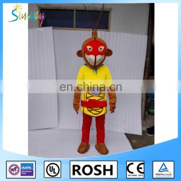 2016 High quality Monkey mascot costume halloween/Monkey mascot costume halloween/Monkey mascot costume for paly