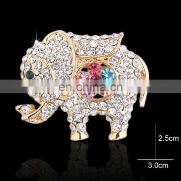china wholesale Fashion korean crystal bulk rhinestone wedding wedding Elephant brooches MB-0035