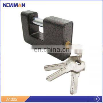 side open anti theft guard padlock