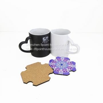 Eco-friendly wooden sublimation printing coasters